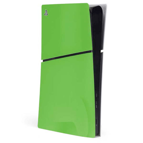 Green PS5 Slim Digital Edition Console Skin