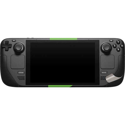 Green Solid Steam Deck Handheld Gaming Computer Skin