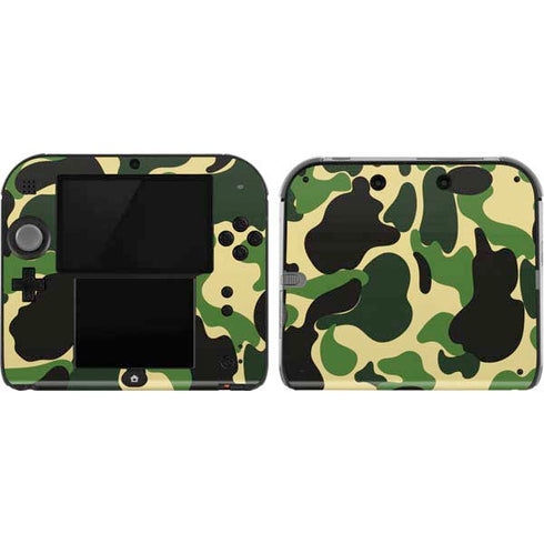 Green Street Camo Nintendo Skins