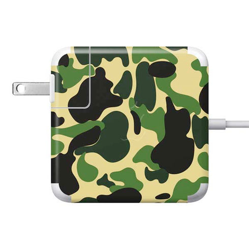 Green Street Camo 85W Power Adapter (15 and 17 inch MacBook Pro Charger) Skin