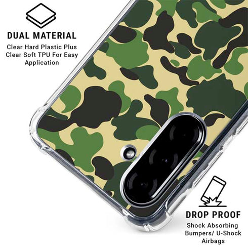 Green Street Camo Galaxy A36 5G Clear Case