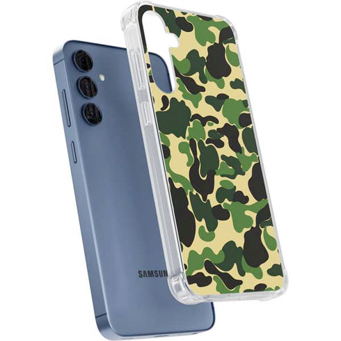Green Street Camo Galaxy A55 5G Clear Case