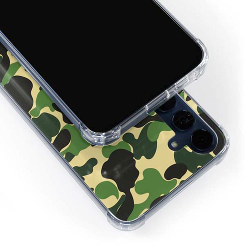 Green Street Camo Galaxy A55 5G Clear Case