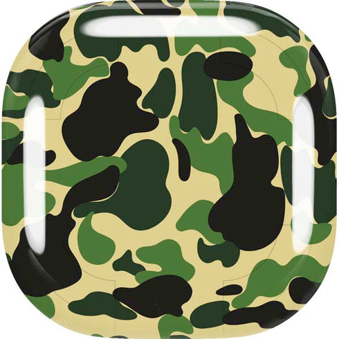 Green Street Camo Galaxy Buds Live Skin