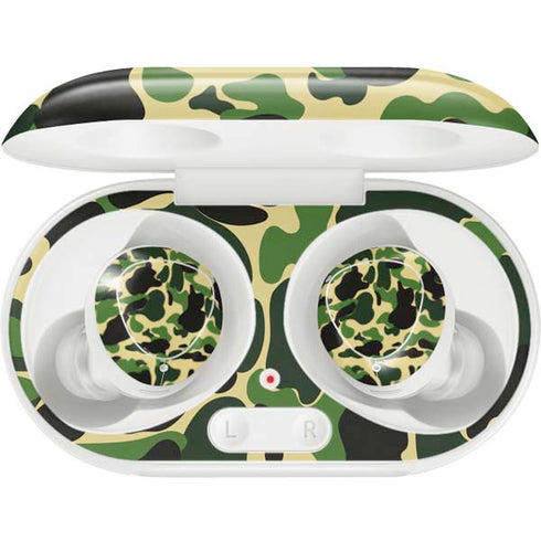 Green Street Camo Galaxy Buds Plus Skin