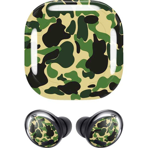 Green Street Camo Galaxy Buds Pro Skin