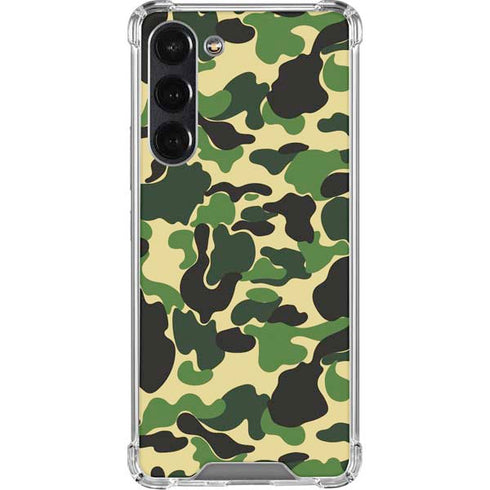 Green Street Camo Galaxy S24 FE Clear Case