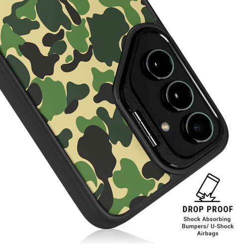 Green Street Camo Galaxy S25 Kickstand Case
