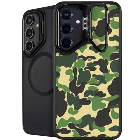 Green Street Camo Galaxy S25 Plus Kickstand Case