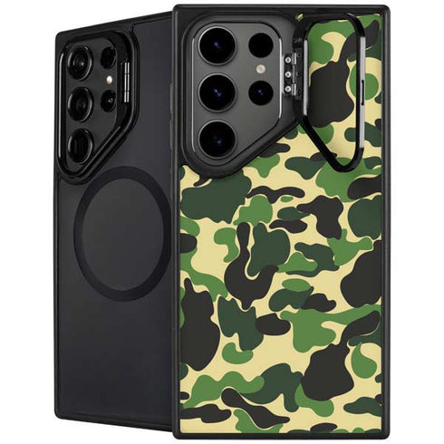 Green Street Camo Galaxy S24 Ultra Kickstand Case