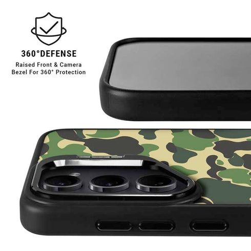 Green Street Camo Galaxy S24 Ultra Kickstand Case