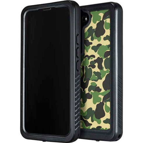 Green Street Camo Galaxy S24 Waterproof Case
