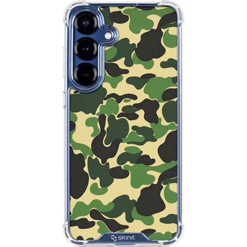 Green Street Camo Galaxy S25 Plus Clear Case