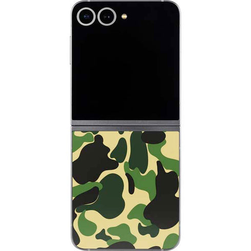 Green Street Camo Galaxy Z Flip6 Skin