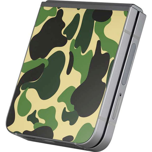 Green Street Camo Galaxy Z Flip6 Skin