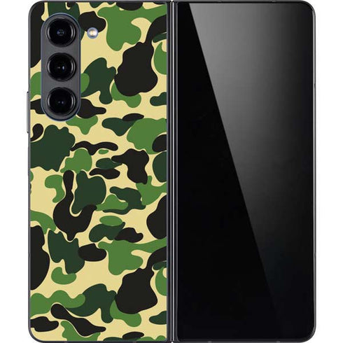 Green Street Camo Galaxy Z Fold5 5G Skin