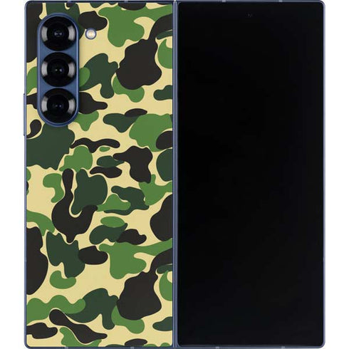 Green Street Camo Galaxy Z Fold6 Skin