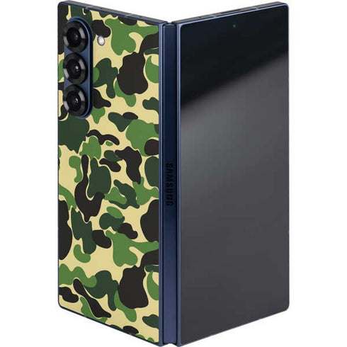 Green Street Camo Galaxy Z Fold6 Skin