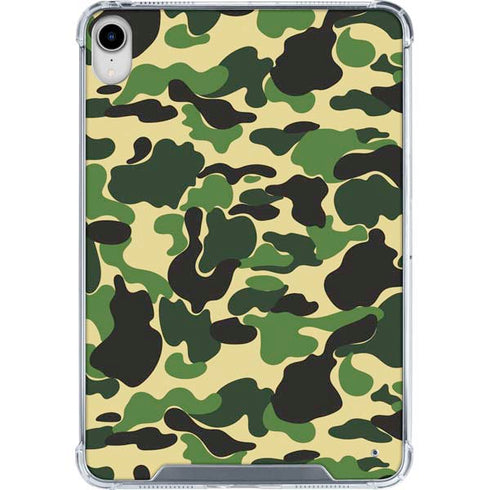 Green Street Camo iPad 11th Gen (2025) Clear Case