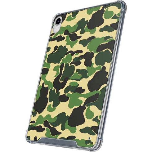 Green Street Camo iPad 11th Gen (2025) Clear Case