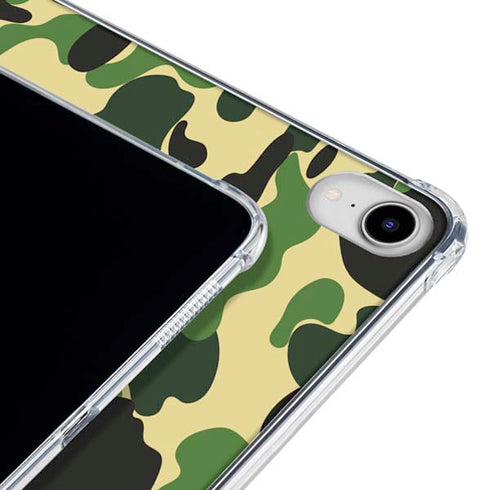 Green Street Camo iPad 11th Gen (2025) Clear Case