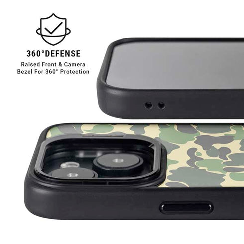 Green Street Camo iPhone 13 Kickstand Case