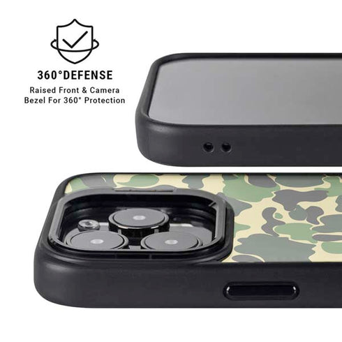 Green Street Camo iPhone 14 Pro Max Kickstand Case