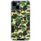 Green Street Camo iPhone 15 Clear Case