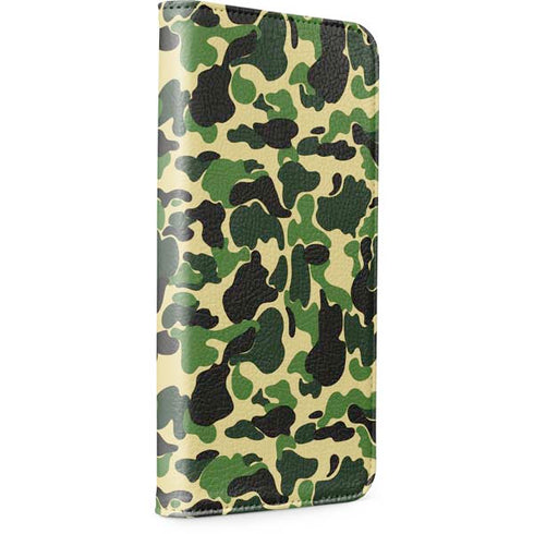 Green Street Camo iPhone 15 Pro Folio Case