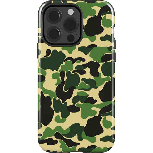 Green Street Camo iPhone 15 Pro Impact Case
