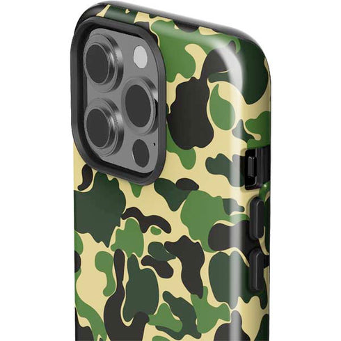 Green Street Camo iPhone 15 Pro Impact Case