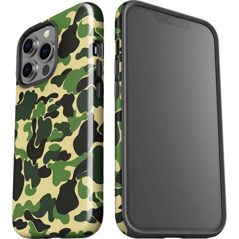 Green Street Camo iPhone 15 Pro Impact Case