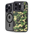 Green Street Camo iPhone 15 Pro Max Kickstand Case