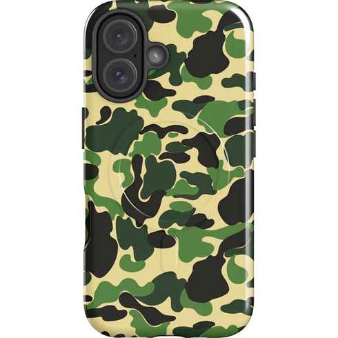 Green Street Camo iPhone 16 Magsafe Impact Case