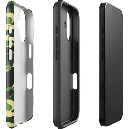 Green Street Camo iPhone 16 Plus Impact Case