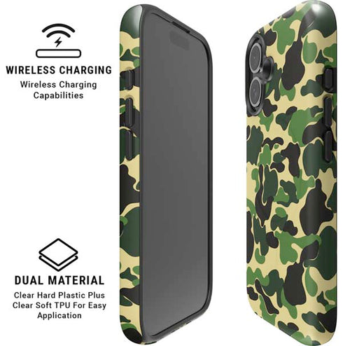 Green Street Camo iPhone 16 Plus Magsafe Impact Case