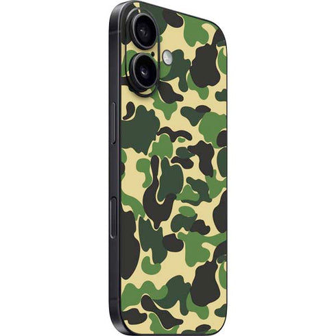 Green Street Camo iPhone 16 Plus Skin