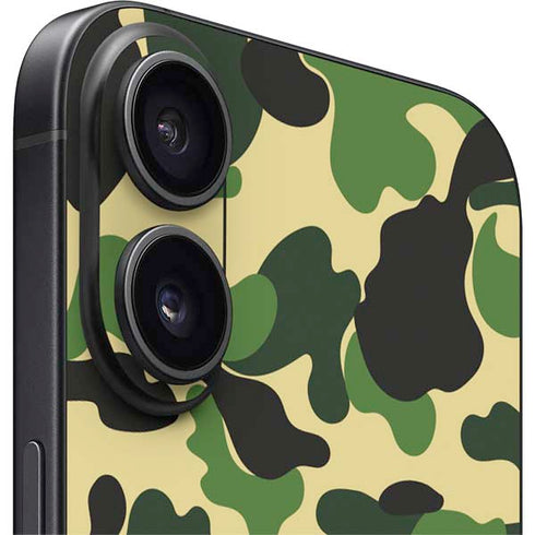 Green Street Camo iPhone 16 Plus Skin