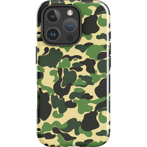 Green Street Camo iPhone 16 Pro Impact Case