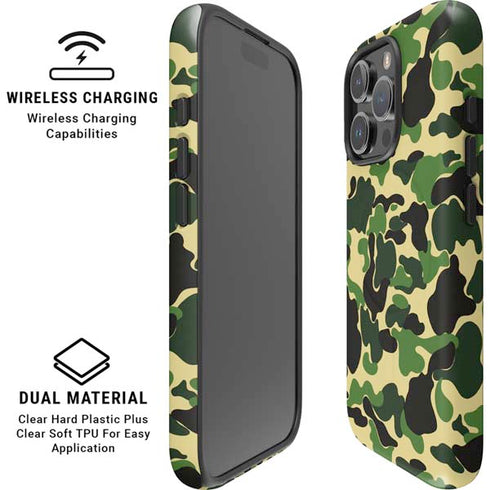 Green Street Camo iPhone 16 Pro Max Magsafe Impact Case