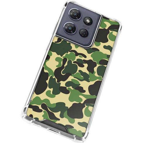 Green Street Camo Moto G 5G (2025) Clear Case