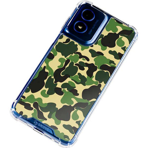 Green Street Camo Moto G 5G (2024) Clear Case