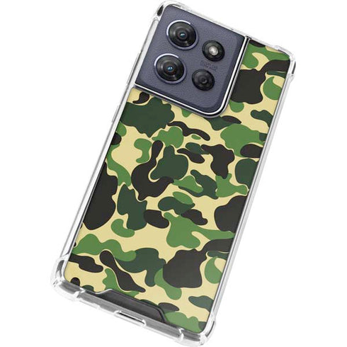 Green Street Camo Moto G Play 5G (2025) Clear Case
