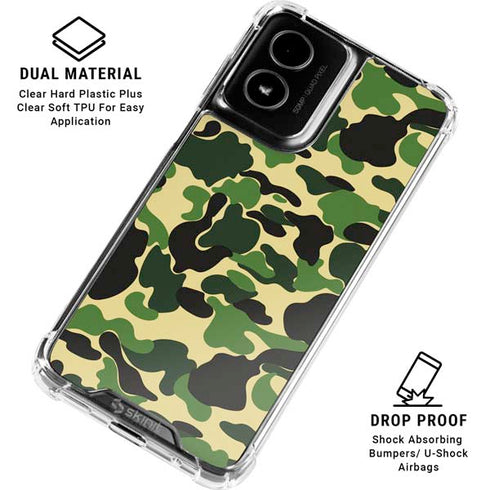Green Street Camo Moto G Power 5G (2024) Clear Case