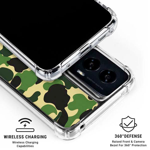 Green Street Camo Moto G Power 5G (2024) Clear Case