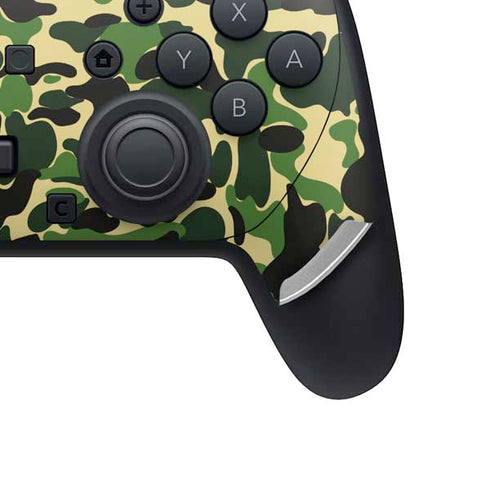 Green Street Camo Nintendo Switch 2 (2025) Pro Controller Skin