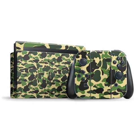 Green Street Camo Nintendo Skins