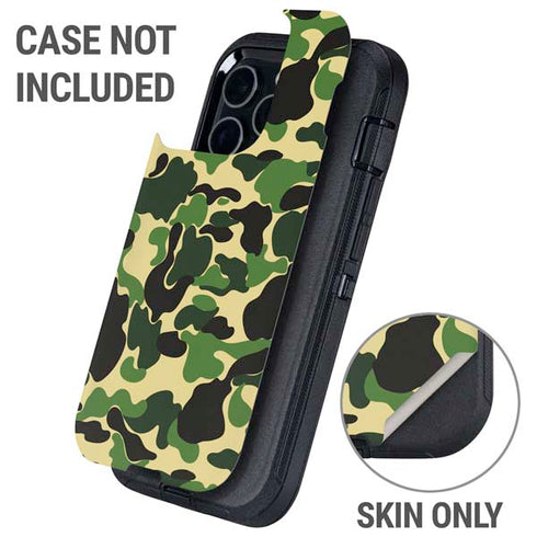 Green Street Camo Otterbox Defender iPhone Skin