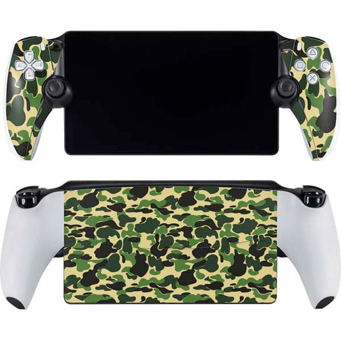 Green Street Camo PlayStation Portal Remote Player Skin