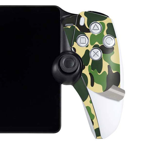 Green Street Camo PlayStation Portal Remote Player Skin